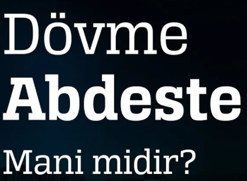 Dövme Gusül ve Abdesti Geçirir mi?